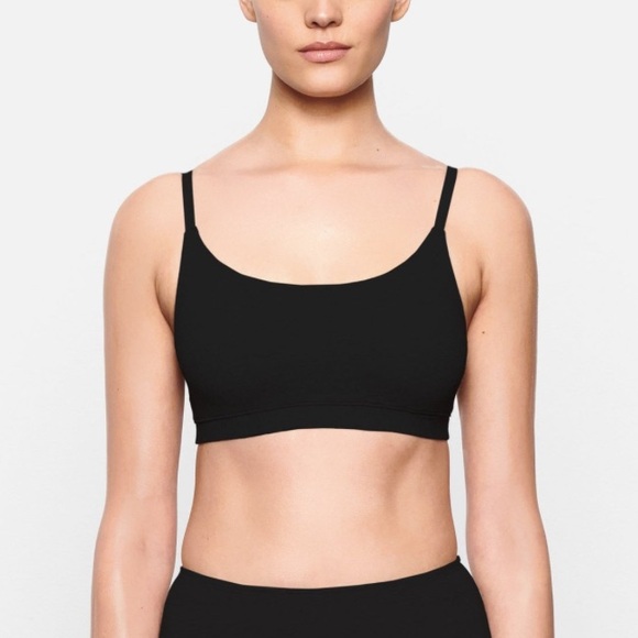 SKIMS COTTON JERSEY SCOOP BRALETTE - Picture 1 of 8